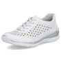 náhled RIEKER L3217-80 bílé dámské kožené tenisky vzdušné, antistress podrážka