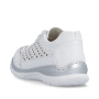 náhled RIEKER L3217-80 bílé dámské kožené tenisky vzdušné, antistress podrážka