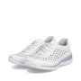 náhled RIEKER L3217-80 bílé dámské kožené tenisky vzdušné, antistress podrážka