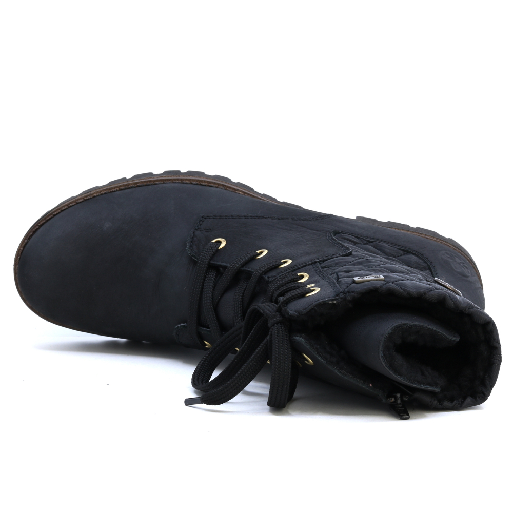 detail RIEKER 78523-01 černá dámská zimní obuv + membrána Rieker-Tex